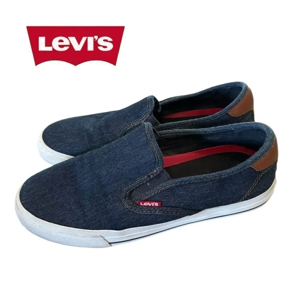 Levi's Deck Shoes Men's Denim Blue 51818109U Slip-on Sneakers Sz. 7